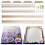 Sunwes DIY Custom Wood Canvas Frame Kit