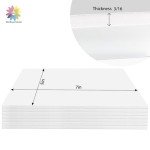 10 Pack 5x7 White Foam Core Mounting Boards