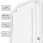 10 Pack 5x7 White Foam Core Mounting Boards