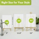 CONDA 12 Pack 11.8" Portable Tabletop Easel Set