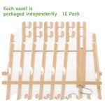 CONDA 12 Pack 11.8" Portable Tabletop Easel Set