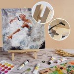 CONDA 12 Pack 11.8" Portable Tabletop Easel Set