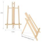 16" Wooden Tabletop Painting Easel Set