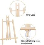 16" Wooden Tabletop Painting Easel Set