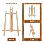 16" Wooden Tabletop Painting Easel Set