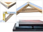 Texas Art DIY Wood Stretcher Bars Kit, White