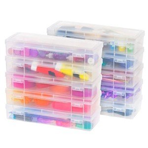 10Pack Large Plastic Art Craft Supply Containers