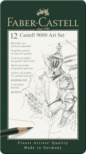Faber-Castell CASTELL 9000 Pencil Set (12 pcs)