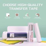 Clear Vinyl Transfer Paper Tape Roll - 12"x50