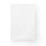 Pack of 100 White Folding Bristol Tagboards