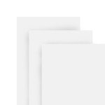 Pack of 100 White Folding Bristol Tagboards