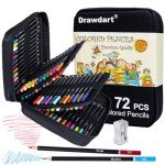 72-Color Soft Core Colored Pencils Set for Artists