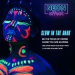 Neon UV Face Body Paint Kit: Glow-in-the-Dark Fluorescent