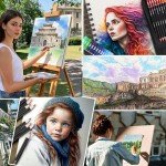 Soucolor 72-Color Colored Pencils for Adult Coloring Books