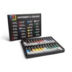 Professional Oil Paint Set: 24 Tubes, 1.7oz