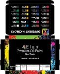 Professional Oil Paint Set: 24 Tubes, 1.7oz