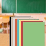 Assorted Colors, Pack of 100 Bristol Tagboard - 9x12