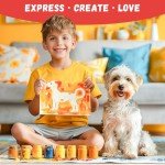 Simetufy 12 Pack 8x10 Blank Canvas Boards