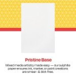 School Smart Folding Tagboard, 9x12 inches, White - 100pk