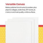 School Smart Folding Tagboard, 9x12 inches, White - 100pk
