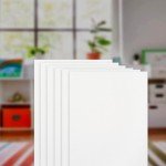 School Smart Folding Tagboard, 9x12 inches, White - 100pk