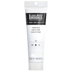 Liquitex Heavy Body Acrylic Paint, 4.65-oz Tube White