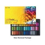 Non Toxic Mungyo Soft Pastel Set of 48 Assorted Colors Square Chalk