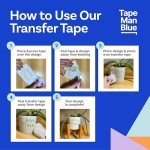 Premium 12" x 100' Transfer Tape for Vinyl