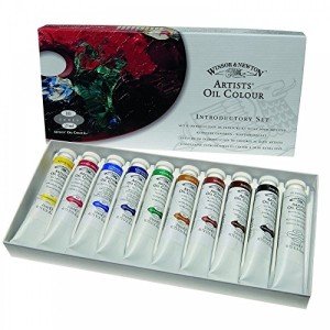 Winsor & Newton Artists' Oil Paint Set, 10 Colors