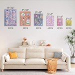 10 Pack Stretched Canvas Set, White Primed Cotton