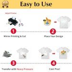 Heat Transfer Paper for Light T-Shirts - 20 Sheets