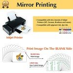 Heat Transfer Paper for Light T-Shirts - 20 Sheets