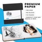 Square Artist Sketchbook, 8x8, 112 pages, Hardcover, Layflat