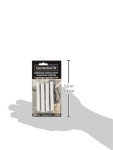 General Pencil White Compressed Charcoal Medium 4-Pack