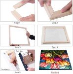 MingSH Wooden Frame for Oil Paintings, 16x20 inch