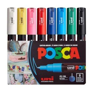 Versatile Posca Markers Set - Vibrant Art Supplies!