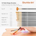 Shuttle Art Acrylic Paint Set - 50 Colors