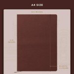 BEECHMORE BOOKS A4 Blank Sketchbook Hardcover Art Notebook