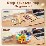 Large Rotating Art Supply Organizer