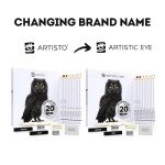Artisto Drawing and Sketching Pencil Set - Complete Kit