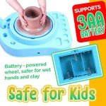 Mini Pottery Wheel Kit: Clay, Tools, and Banding Wheel