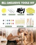 Pottery Wheel Set with Clay Tools - DIY Art Kit