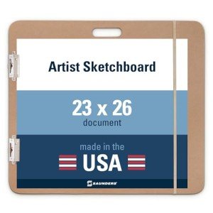 Saunders Recycled Sketchboard - Brown, 23 in. x 26 in