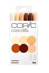 Copic Skin Tone Portrait Markers: 6-Pack
