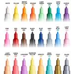 24 Posca Paint Markers with Reversible Tips