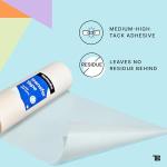 Clear Vinyl Transfer Tape for Cricut Crafts & Decals