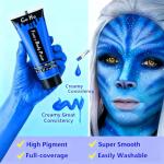 Washable Blue Face and Body Paint (2.37 oz)