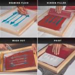 Speedball Screen Printing Kit: Screen, Squeegee, Ink