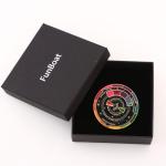 Spinning Color Wheel Enamel Pin - Artsy Lapel Badge