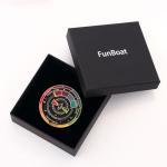 Spinning Color Wheel Enamel Pin - Artsy Lapel Badge